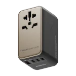 Momax 1-World 120W GaN Universal Travel Charger 4-Ports with 100W USB-C to USB-C Cable