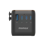Momax 1-World 170W GaN Universal Travel Charger 4-Ports with 100W USB-C to USB-C Cable