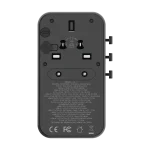 Momax 1-World 170W GaN Universal Travel Charger 4-Ports with 100W USB-C to USB-C Cable