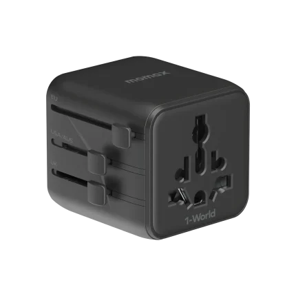 Momax UA19 1-World Universal Travel Charger with Dual AC