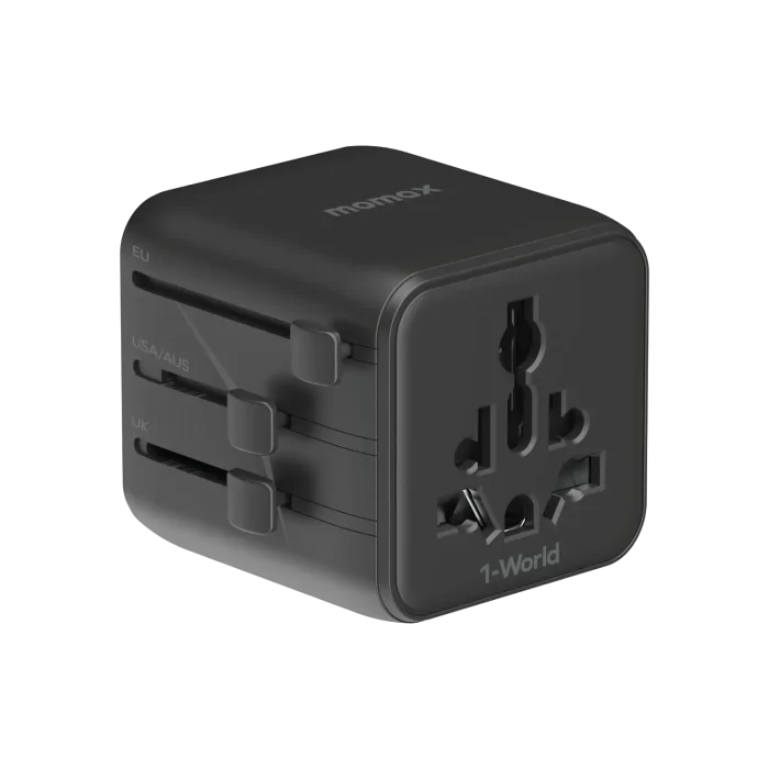 Momax UA19 1-World Universal Travel Charger with Dual AC
