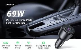 UGREEN 69W Type C Car Charger CM239 (20467)