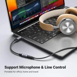 UGREEN AV161 DAC Chip USB C To 3.5mm Headphone Adapter (80154)