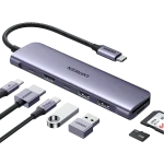 UGREEN CM195 7-in-1 USB C Hub 5 Gbps with 4K HDMI 100W Power Delivery