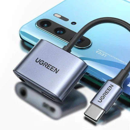 UGREEN CM231 2-in-1 USB C to 3.5mm Adapter (60164)