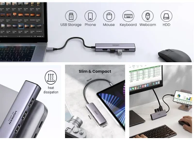 UGREEN CM511 6-in-1 USB C Multifunction HUB (20956)