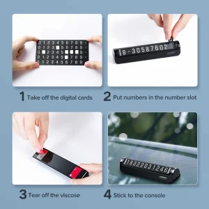 UGREEN LP178 Car Temporary Parking Card Dual Numbers (60326)