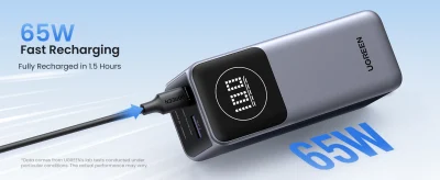 UGREEN Nexode Power Bank 12000mAh 100W with Smart Digital Display PB724 (35526)
