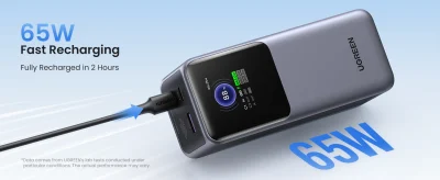 UGREEN Nexode Power Bank 20000mAh 130W with Smart Digital Display PB721 (35524)