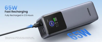 UGREEN Nexode Power Bank 25000mAh 200W with Smart Digital Display PB722 (35525)