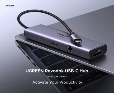 UGREEN Revodok CM498 USB-C Multifunction 9-in-1 Docking Station HUB (15375)