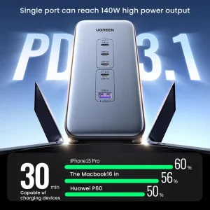 Ugreen GaN 200W Ultra+ Smart Charging Station S780 (25767)