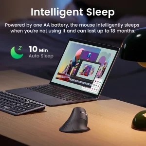 Ugreen Multi-mode Vertical Wireless Mouse MU008