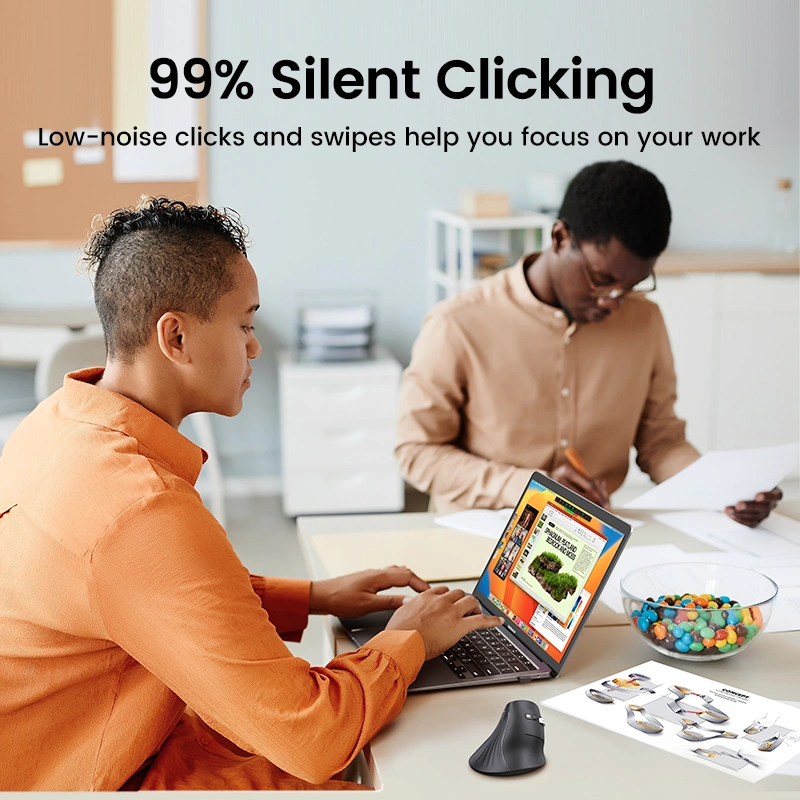 Ugreen Multi-mode Vertical Wireless Mouse MU008