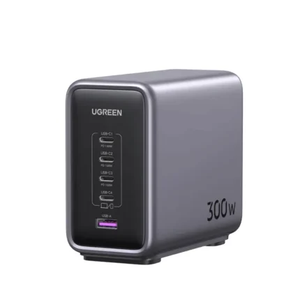 Ugreen Nexode 300W USB-C GaN Charger 5 Ports Desktop Charging Station CD333 (90864)