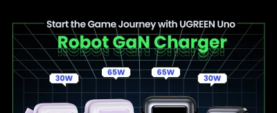 Ugreen Nexode RG Robot 65W USB C GaN Charger CD361 (15579)