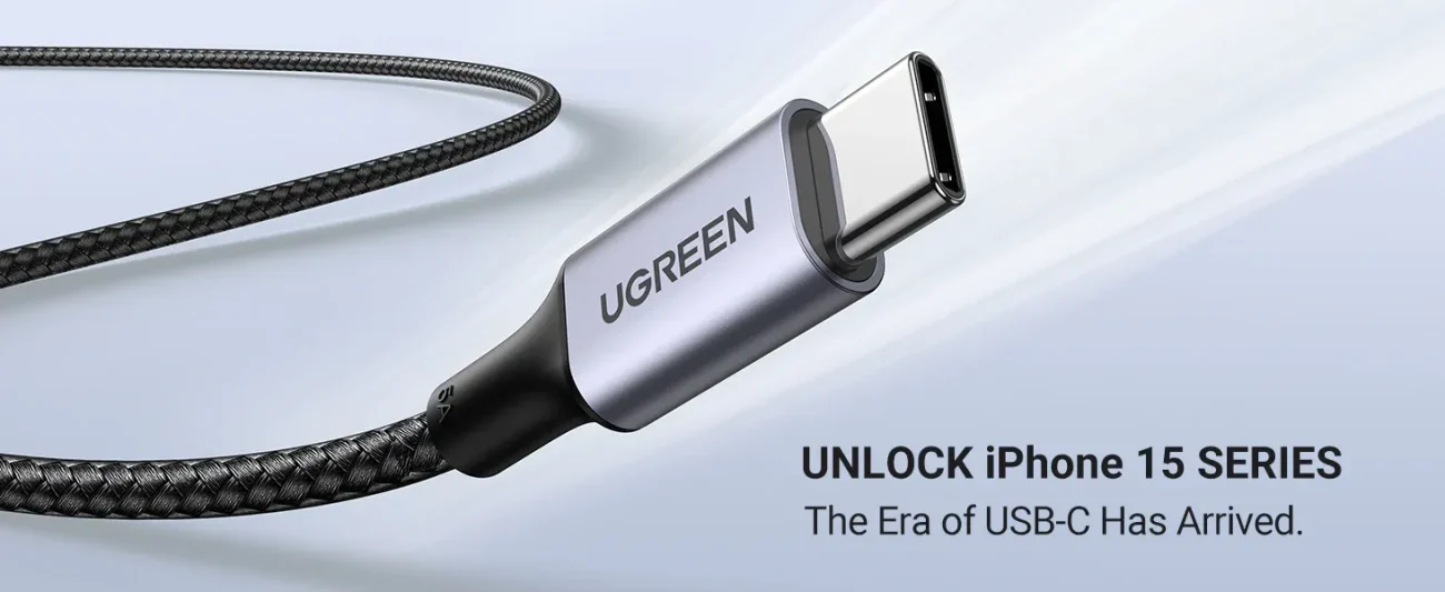 Ugreen USB-C to USB-C 100W 5A Charging Cable 1M (Nylon Braided) 70427