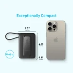 Anker Zolo 10000mAh 30W Magnetic Power Bank with USB C Cable (A1685)