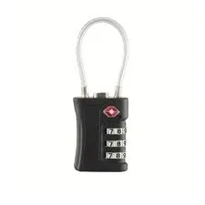 Coteci Zinc Alloy TSA Customs Combination Lock Steel-wire Version TR005