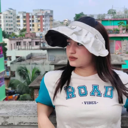 Foldable Sun Visor Cap for Women
