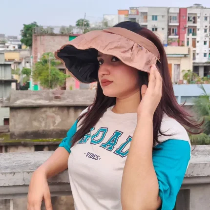 Foldable Sun Visor Cap for Women