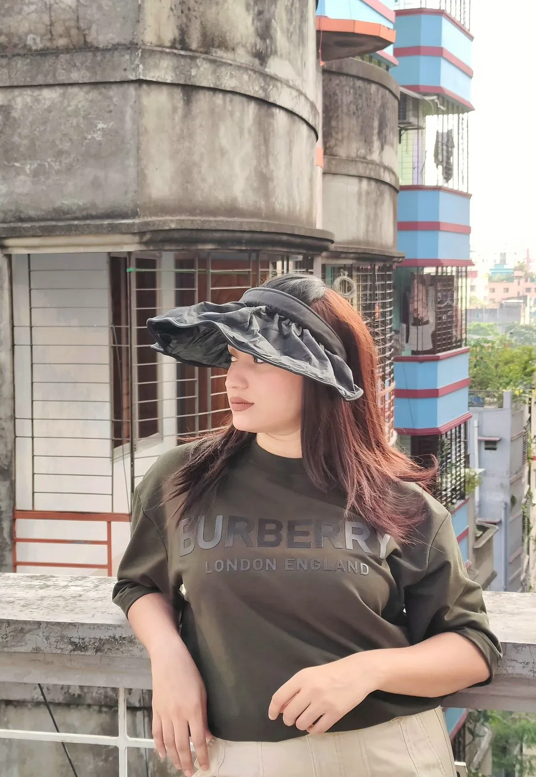 Foldable Sun Visor Cap for Women