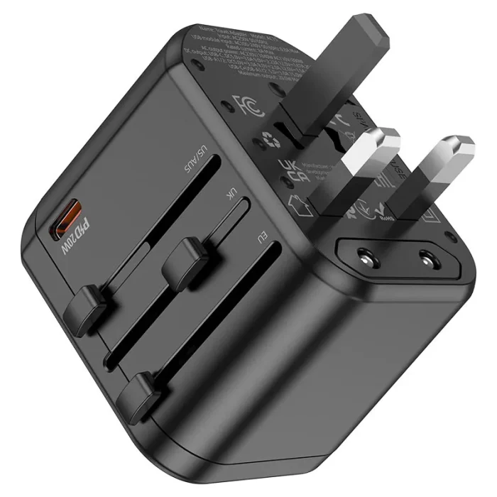 Hoco AC15 3-port PD20W + 2USB Universal Conversion Charger