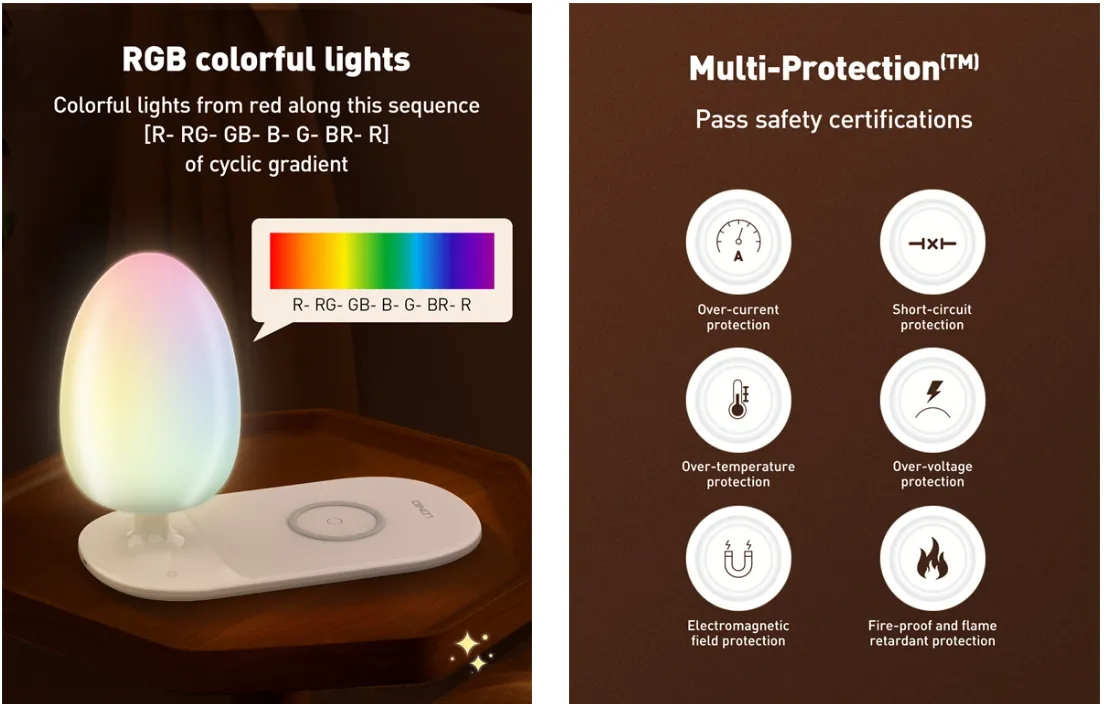 LDNIO Fast wireless charging desk lamp Y3