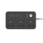 LDNIO Power Strip with 3 AC Sockets and 6 USB Ports SC3604