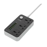 LDNIO Power Strip with 3 AC Sockets and 6 USB Ports SC3604