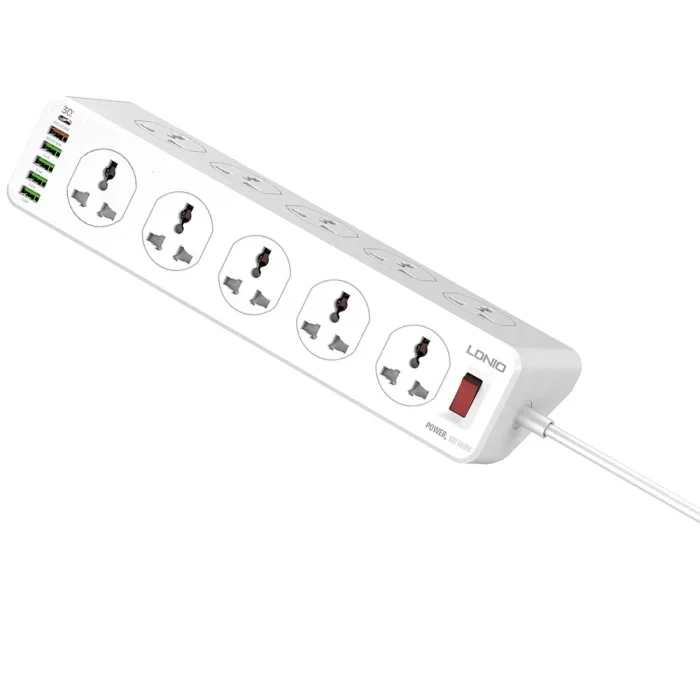 LDNIO SC10610 30W 6-Port USB Charger Power Strip
