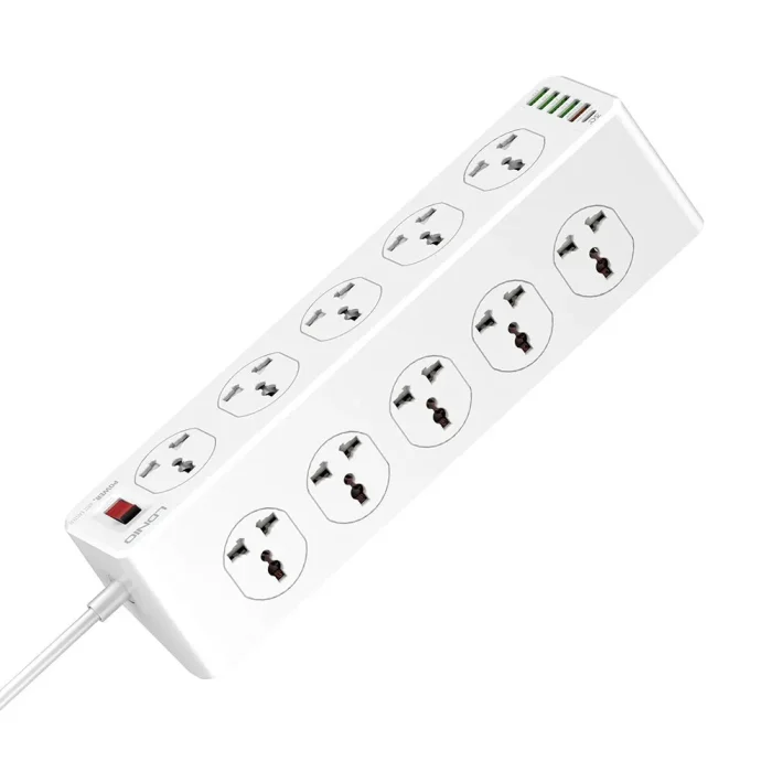 LDNIO SC10610 30W 6-Port USB Charger Power Strip