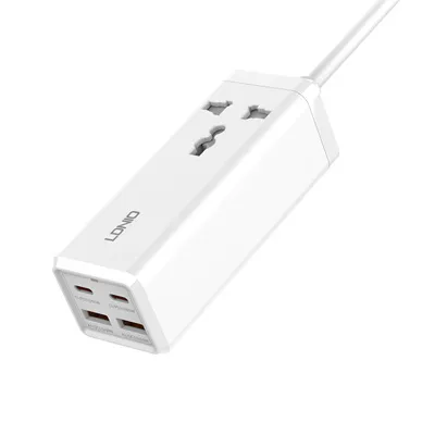 LDNIO SC1418 65W PD Desktop Power Strip with Power Socket