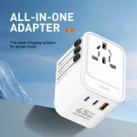 Ldnio Z8 45W Universal Travel Adapter