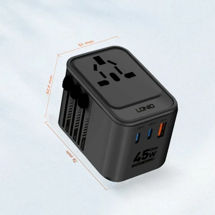 Ldnio Z8 45W Universal Travel Adapter