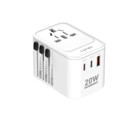 Ldnio Z9 20W GaN Universal Travel Adapter