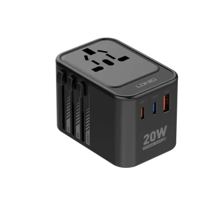 Ldnio Z9 20W GaN Universal Travel Adapter