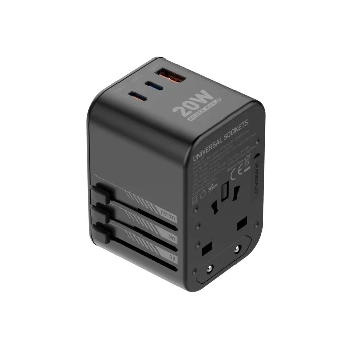 Ldnio Z9 20W GaN Universal Travel Adapter
