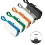 MOMAX 1-Power Mini 3-in-1 5000mAh Power Bank With built-in Foldable USB-C (IP130)