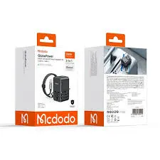 Mcdodo 100W GaN Universal Travel Adapter with Type-C to C Cable CP-6140