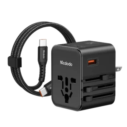 Mcdodo 25W GaN Universal Travel Adapter with Type-C to C Cable CP-3260