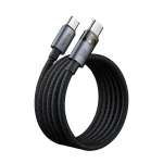 Mcdodo CA-5580 Type C to Type C 100W Transparent Cable Charging Light 1.2M