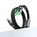 Mcdodo CA-6740 2-in-1 Type-C to Dual Type-C Cable 100W Fast Charging 1.5M