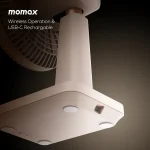 Momax 1°Pod Desktop Rechargeable Mini Fan