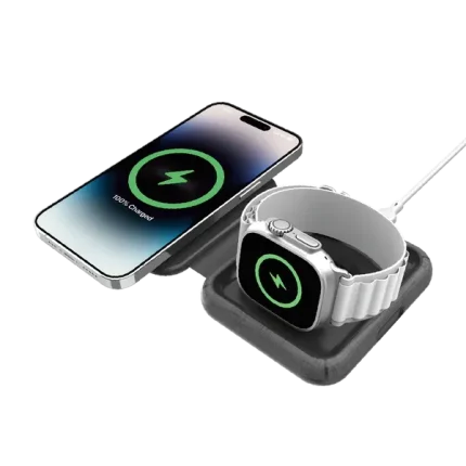 Momax Q.Mag Go 2-in-1 MagSafe Wireless Charger 15W UD30