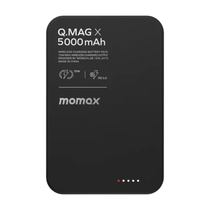 Momax Q.Mag X Gen 2 5000mAh Magnetic Wireless Power Bank 15W