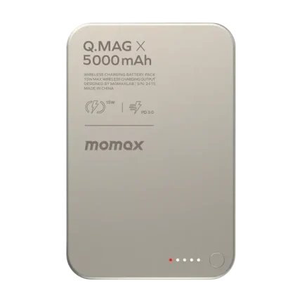 Momax Q.Mag X Gen 2 5000mAh Magnetic Wireless Power Bank 15W