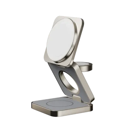 Momax Q2.Mag Go 3-in-1 Foldable Qi2 15W Magnetic Wireless Charging Stand