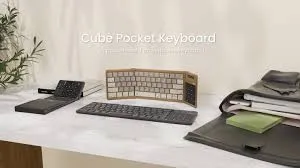 Nilkin Cube Pocket Foldable Bluetooth Keyboard with Touchpad
