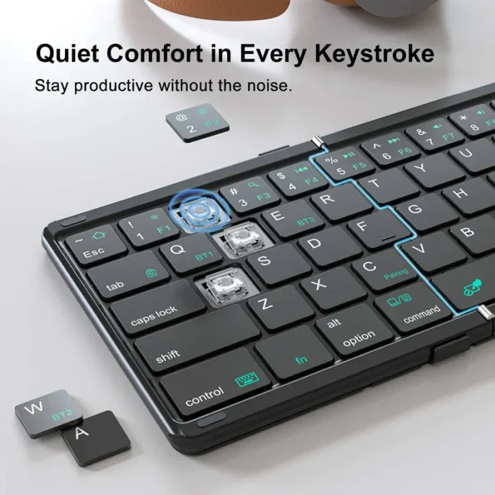 Nilkin Cube Pocket Foldable Bluetooth Keyboard with Touchpad